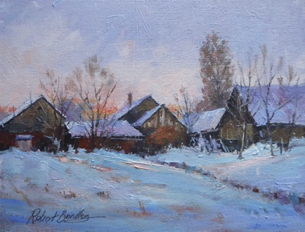 North Yorkshire Smallholding In Snow

Oil 15 x 19 cms

£350.00